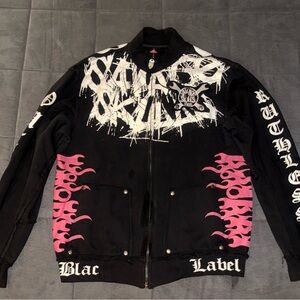 Blac Label men’s Track Jacket size XLarge Y2K!